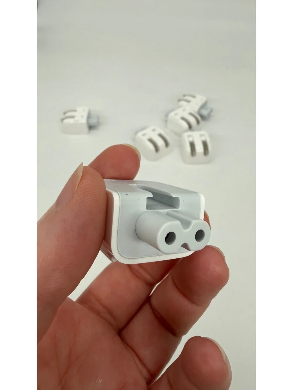 Genuine Apple Duckhead AC Wall Plug Adapter A1555 White OEM